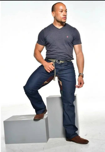 B-U Denim Pants - Dark Blue/ Dark Blue - BootCut - Relaxed Fit