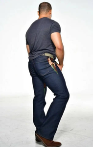 B-U Denim Pants - Dark Blue/ Dark Blue - BootCut - Relaxed Fit