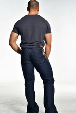 Load image into Gallery viewer, B-U Denim Pants - Dark Blue/ Dark Blue - BootCut - Relaxed Fit
